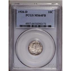 	1926-D 10C MS64 Full Bands PCGS. Much like other silve 1926-D
