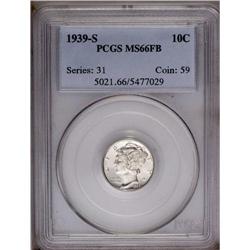 	1939-S 10C MS66 Full Bands PCGS. Among the more condit 1939-S