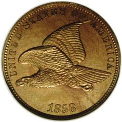 	1858 P1C Flying Eagle Cent, Judd-193, Pollock-236, R.5 1858