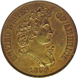 	1859 P50C Half Dollar, Judd-238, Pollock-294, R.5, PR6 1859
