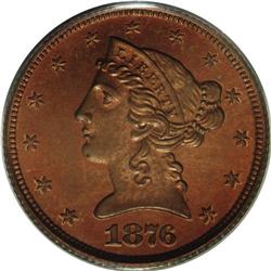 	1876 $5 Five Dollar, Judd-1484, Pollock-1637, R.7, PR6 1876