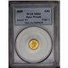 	1849 G$1 Open Wreath MS64 PCGS. Open Wreath variety, w 1849