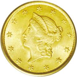 	1851-O G$1 MS65 PCGS. This is a glorious Gem, and it a 1851-O