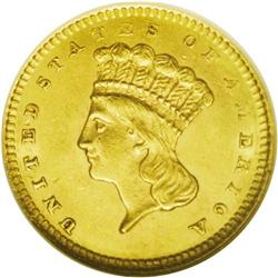 	1860-S G$1 MS62 NGC. This conditionally scarce S-mint 1860-S