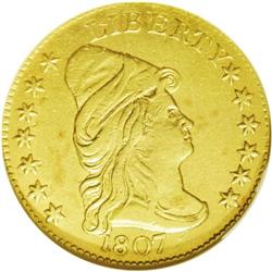 	1807 $2 1/2 --Repaired--ANACS. XF45 Details. Bass-3016, 1807