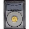Image 3 : 	1852-C $2 1/2 AU55 PCGS. Variety 14-I. From the paltry 1852-C