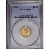 Image 3 : 	1898 $2 1/2 MS66 PCGS. The blazing cartwheel luster an 1898