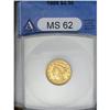 Image 1 : 	1905 $2 1/2 MS62 ANACS. A nice-looking, boldly struck 1905