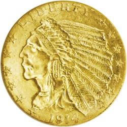 	1914-D $2 1/2 MS64 NGC. Certified in a prior generatio 1914-D