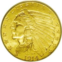 	1914-D $2 1/2 MS64 PCGS. The 1914-D quarter, with a mi 1914-D