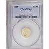 Image 1 : 	1915 $2 1/2 MS63 PCGS. A tad soft on the obverse stars 1915
