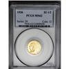 Image 1 : 	1926 $2 1/2 MS62 PCGS. Nicely preserved with satin lus 1926