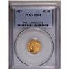 Image 1 : 	1927 $2 1/2 MS64 PCGS. Rich pumpkin-orange color is im 1927