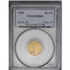 Image 1 : 	1929 $2 1/2 MS62 PCGS. Pastel reddish-tan and lime-gre 1929