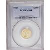 Image 1 : 	1929 $2 1/2 MS64 PCGS. Boldly struck with satin luster 1929