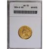 Image 3 : 	1854-D $3 AU55 ANACS. This is the only Dahlonega Mint 1854-D