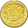 Image 2 : 	1864 $3 MS62 PCGS. The 1864 (2,630 business strikes) t 1864