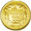 Image 2 : 	1878 $3 AU58 PCGS. A partly lustrous golden-brown piec 1878