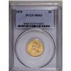 Image 3 : 	1878 $3 MS63 PCGS. A frosty yellow-gold example with h 1878