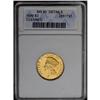 	1889 $3 --Cleaned--ANACS. MS60 Details. Bright luster d 1889