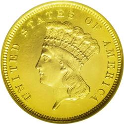 	1858 $3 PR60--Altered Surface--NCS. A seldom-seen issu 1858