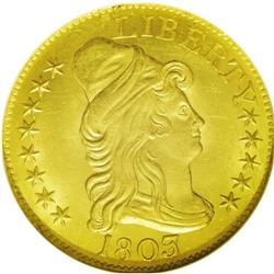 	1803/2 $5 MS64 NGC. Breen-6441, B. 1-D, Miller-57, R.4 1803/2