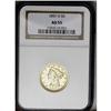 Image 3 : 	1851-O $5 AU55 NGC. Like the quarter eagle of this dat 1851-O