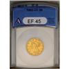 	1882-CC $5 XF45 ANACS. Rich yellow-gold patina is impa 1882-CC