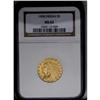 	1908 $5 MS62 NGC. This olive-gold introductory-year ty 1908