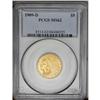 Image 1 : 	1909-D $5 MS62 PCGS. Unusually deep apricot-gold tonin 1909-D