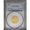 	1910 $5 MS62 PCGS. Deep copper-gold toning adorns the 1910