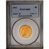 Image 3 : 	1911 $5 MS64 PCGS. Extremely close to Gem quality, wit 1911