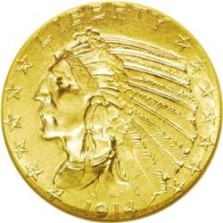 	1914-D $5 MS64 NGC. While certainly not common, the 19 1914-D