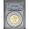 Image 3 : 	1874 $10 MS61 PCGS. This is an extremely important opp 1874