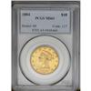 Image 3 : 	1884 $10 MS63 PCGS. The colorfully toned surfaces stil 1884