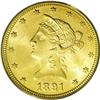 	1891 $10 MS63 PCGS. A relatively low mintage issue (91 1891