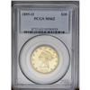 	1895-O $10 MS62 PCGS. Lovely apricot and lime-gold ton 1895-O