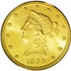 Image 1 : 	1899 $10 MS64 PCGS. An intricately struck and fully lu 1899