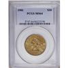 Image 3 : 	1901 $10 MS64 PCGS. A crisply struck and shimmering st 1901