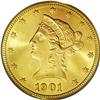 	1901-S $10 MS65 PCGS. Walter Breen (1988) mentions tha 1901-S