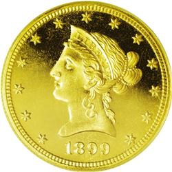 	1899 $10 PR64 ANACS. 1899