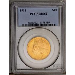 	1911 $10 MS62 PCGS.From The Jackson Hole Collection. 1911