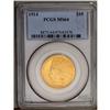 Image 3 : 	1914 $10 MS64 PCGS. A satiny, light green-gold example 1914