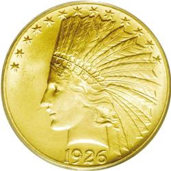 	1926 $10 MS64 PCGS. The 1926 is the second most common 1926