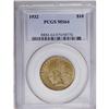 Image 3 : 	1932 $10 MS64 PCGS. Rich cartwheel sheen invigorates m 1932