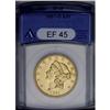 	1851-O $20 XF45 ANACS. Bright yellow-gold surfaces dis 1851-O