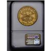 Image 2 : 	1855-S $20 AU55 NGC. Well struck with a slightly muted 1855-S