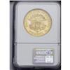 Image 4 : 	1862-S $20 AU55 NGC. Lightly worn with numerous bagmar 1862-S