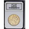 Image 3 : 	1867-S $20 AU58 NGC. Quite lustrous with average or be 1867-S