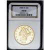 Image 3 : 	1884-CC $20 AU58 NGC. The 1884-CC is the second most c 1884-CC